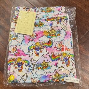 Little Snuggles Bamboo Rainbow Brite Women’s Joggers Small NWT